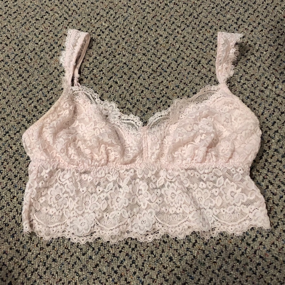 Light Pink Lace Bralette
